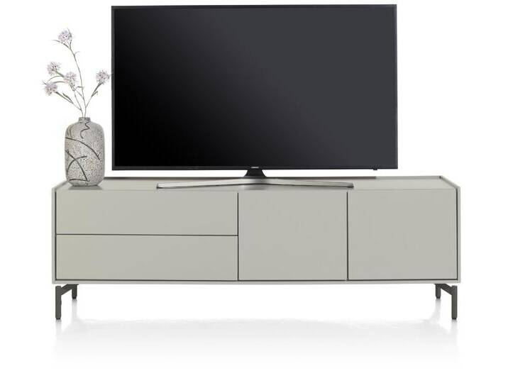 XOOON Lowboard Noon ca. B170 H55 T42 cm in MDF silk grey von busswohnen