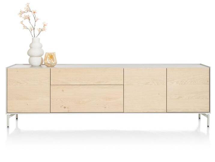XOOON Sideboard NIORA ca. B240 H70 T42 cm in Eiche natur/silk gre XOOON Sideboard NIORA ca. B240 H70 T42 cm in Eiche natur/silk gre von busswohnen