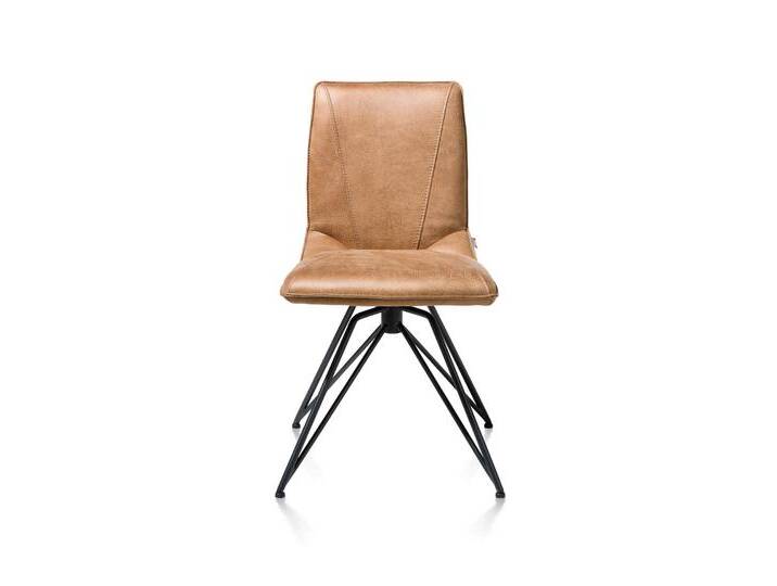 XOOON Stuhl Mac in Stoff cognac von busswohnen