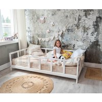 Montessori Kinderrahmenbett, Haus - Und Schlafzimmerdekor, Möbel Für Kleinkinder, Montessori-Bett Im Spielzimmer, Spielzeug Jungen Mädchen von busywood