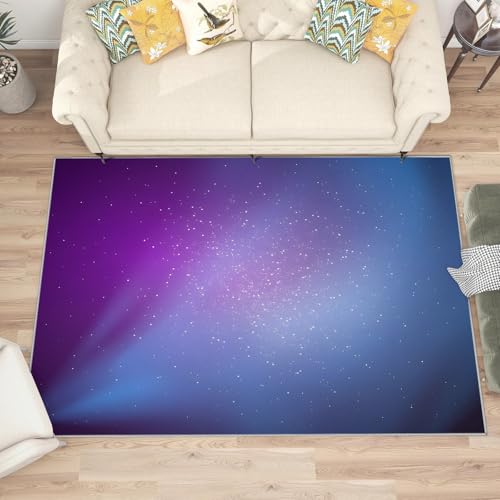 buyluhn Quadratischer Kurzflor-Teppich 120x120, Raum Lila Blau Teppich, Galaxis Waschbar rutschfest Dünn Saugfähig Teppiche Für Bad Eingangsbereich Innenräume L347 buyluhn Quadratischer Kurzflor-Teppich 120x120, Raum Lila Blau Teppich, Galaxis Waschbar rutschfest Dünn Saugfähig Teppiche Für Bad Eingangsbereich Innenräume L347 von buyluhn