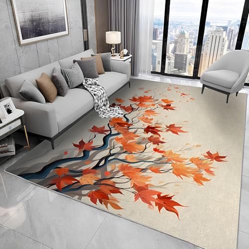 buyluhn Quadratischer Kurzflor-Teppich 200x200, Blätter Teppich, Abstrakte Pflanzen Waschbar rutschfest Dünn Saugfähig für Wohnzimmer Schlafzimmer Esszimmer N87 buyluhn Quadratischer Kurzflor-Teppich 200x200, Blätter Teppich, Abstrakte Pflanzen Waschbar rutschfest Dünn Saugfähig für Wohnzimmer Schlafzimmer Esszimmer N87 von buyluhn