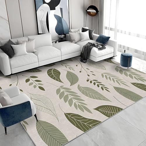 buyluhn Quadratischer Kurzflor-Teppich 200x200 - Blätter Grün Teppiche - Modern Waschbar rutschfest Dünn Saugfähig Carpet für Wohnzimmer Schlafzimmer Esszimmer S&1288 buyluhn Quadratischer Kurzflor-Teppich 200x200 - Blätter Grün Teppiche - Modern Waschbar rutschfest Dünn Saugfähig Carpet für Wohnzimmer Schlafzimmer Esszimmer S&1288 von buyluhn