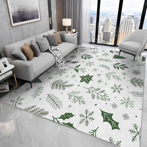buyluhn Waschbarer Kurzflor-Teppich 140x200, Blattgrün Teppich, Pflanzen Dünn Saugfähig Für Wohnzimmer Schlafzimmer Jugendzimmer Jungen Mädchen Oder Als Bettvorleger N44 buyluhn Waschbarer Kurzflor-Teppich 140x200, Blattgrün Teppich, Pflanzen Dünn Saugfähig Für Wohnzimmer Schlafzimmer Jugendzimmer Jungen Mädchen Oder Als Bettvorleger N44 von buyluhn