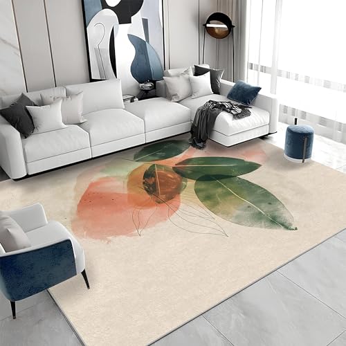 buyluhn Waschbarer Kurzflor-Teppich 140x200 - Blätter Beige Grün Teppiche - Modern Dünn Saugfähig Carpet Für Wohnzimmer Schlafzimmer Jugendzimmer Jungen Mädchen Oder Als Bettvorleger a&369 buyluhn Waschbarer Kurzflor-Teppich 140x200 - Blätter Beige Grün Teppiche - Modern Dünn Saugfähig Carpet Für Wohnzimmer Schlafzimmer Jugendzimmer Jungen Mädchen Oder Als Bettvorleger a&369 von buyluhn