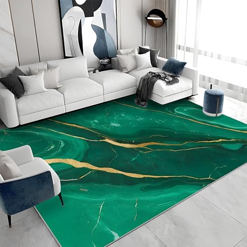 buyluhn Waschbarer Kurzflor-Teppich 140x200 - Marmor Grün Teppiche - Modern Dünn Saugfähig Carpet Für Wohnzimmer Schlafzimmer Jugendzimmer Jungen Mädchen Oder Als Bettvorleger a&939 buyluhn Waschbarer Kurzflor-Teppich 140x200 - Marmor Grün Teppiche - Modern Dünn Saugfähig Carpet Für Wohnzimmer Schlafzimmer Jugendzimmer Jungen Mädchen Oder Als Bettvorleger a&939 von buyluhn