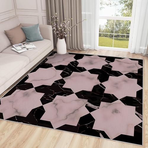 buyluhn Waschbarer Kurzflor-Teppich 140x200 - Marmor Teppiche - Modern Dünn Saugfähig Carpet Für Wohnzimmer Schlafzimmer Jugendzimmer Jungen Mädchen Oder Als Bettvorleger S-103 buyluhn Waschbarer Kurzflor-Teppich 140x200 - Marmor Teppiche - Modern Dünn Saugfähig Carpet Für Wohnzimmer Schlafzimmer Jugendzimmer Jungen Mädchen Oder Als Bettvorleger S-103 von buyluhn