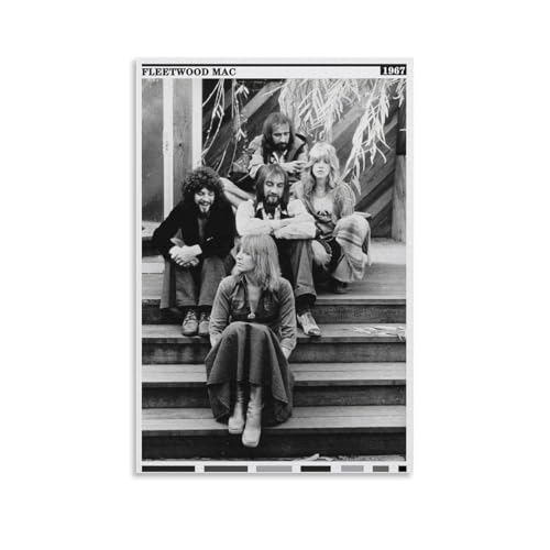 buzaiua Fleetwood Poster Mac Music Album Band Vintage Cover Für Zimmer, Ästhetische Leinwand-Wandkunst, Schlafzimmer-Dekor Posters 20x30inch(50x75cm) von buzaiua