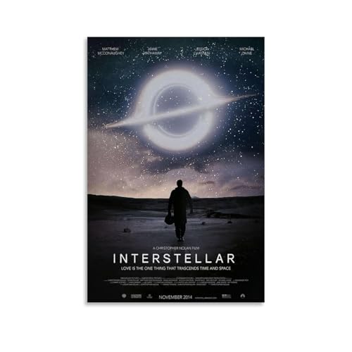 buzaiua Interstellar Poster Classic Movie Film Vintage Cover Für Zimmer, Ästhetische Leinwand-Wandkunst, Schlafzimmer-Dekor Posters 20x30inch(50x75cm) von buzaiua