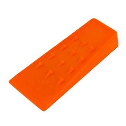 BUZE Kunststoffkeil Fällkeil Länge 13,5 cm Höhe 2,5cm 95g "ORANGE" von buze-onlineversand