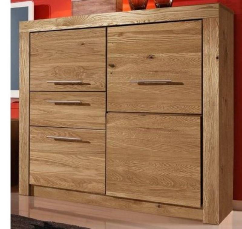 bv-vertrieb Anrichte Hochkommode Sideboard Wildeiche Schrank Anrichte von bv-vertrieb