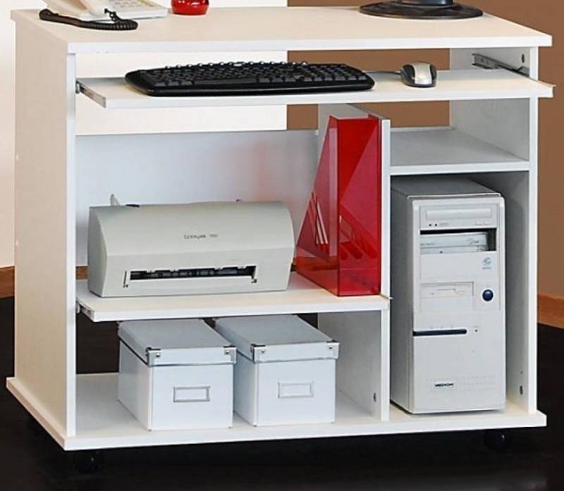 bv-vertrieb Computertisch Computertisch PC Tisch Schreibtisch auf Rollen von bv-vertrieb