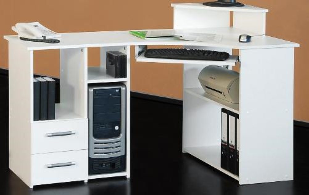 bv-vertrieb Eckschreibtisch Eck-Schreibtisch Schreibtisch Bürotisch PC-Tisch von bv-vertrieb