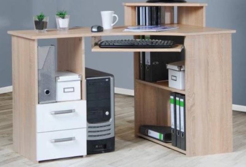 bv-vertrieb Eckschreibtisch Eck-Schreibtisch Schreibtisch Bürotisch von bv-vertrieb