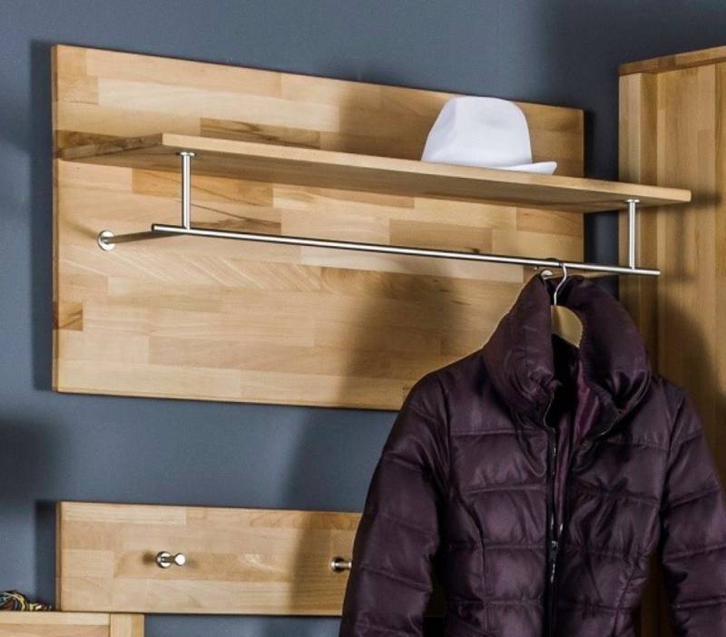 bv-vertrieb Garderobenpaneel Garderobenpaneel Garderobe Flurgarderobe Kernbuche (3850) von bv-vertrieb