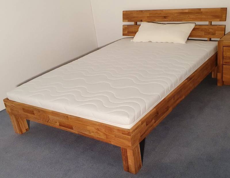 bv-vertrieb Holzbett Bett Eiche geölt 140x200 Doppelbett Holzbett - (4279) von bv-vertrieb