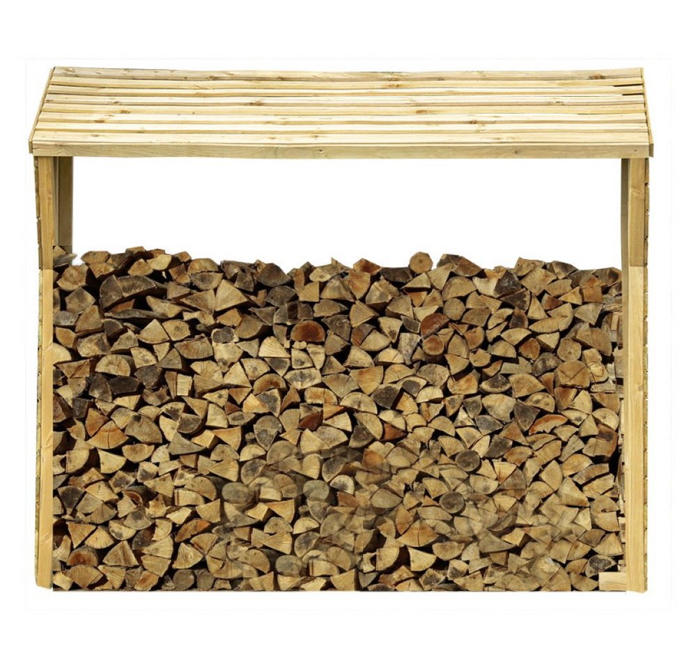 bv-vertrieb Kaminholzregal Holzschuppen zum Lagern von Holz Kaminholzregal (4410) von bv-vertrieb