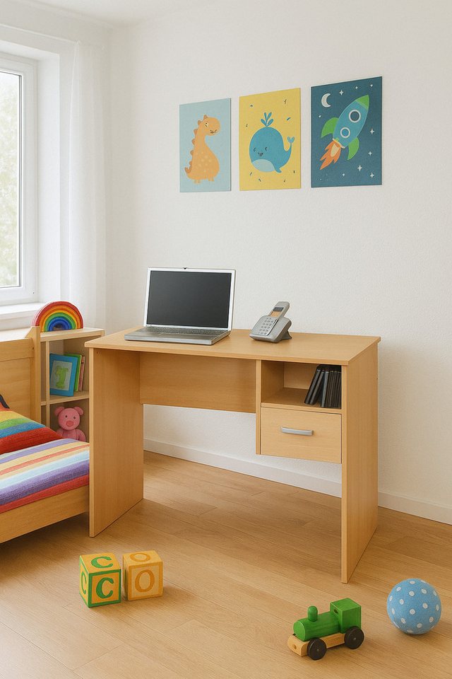 bv-vertrieb Kinderschreibtisch Schülerschreibtisch PC-Tisch Buche bv-vertrieb Kinderschreibtisch Schülerschreibtisch PC-Tisch Buche von bv-vertrieb