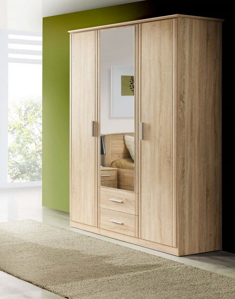 bv-vertrieb Kleiderschrank Kleiderschrank Spiegelschrank Eiche sonoma - (4432) von bv-vertrieb