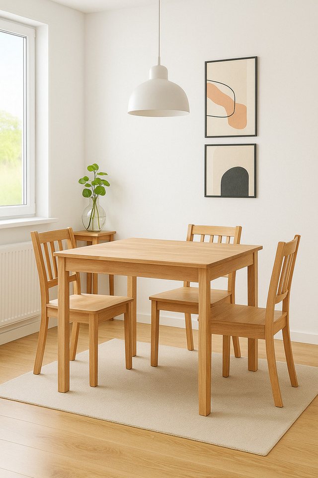 bv-vertrieb Küchentisch Tisch Eßtisch Küchentisch Wildeiche massiv von bv-vertrieb