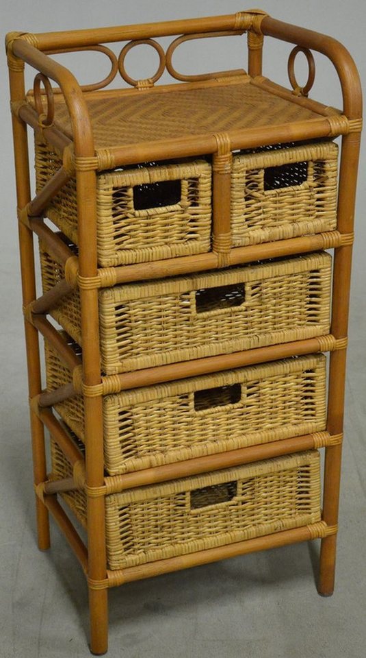 bv-vertrieb Mehrzweckregal Rattanregal Schubladenregal bv-vertrieb Mehrzweckregal Rattanregal Schubladenregal von bv-vertrieb