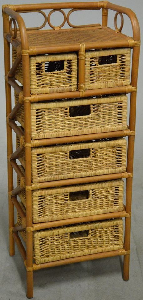 bv-vertrieb Mehrzweckregal Rattanregal Schubladenregal bv-vertrieb Mehrzweckregal Rattanregal Schubladenregal von bv-vertrieb