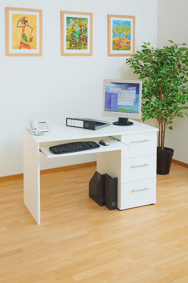 bv-vertrieb Schreibtisch Computertisch 115x56x73 Schreibtisch Bürotisch weiss #297 bv-vertrieb Schreibtisch Computertisch 115x56x73 Schreibtisch Bürotisch weiss #297 von bv-vertrieb