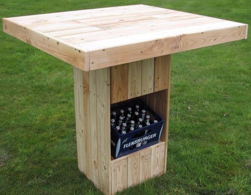 bv-vertrieb Stehtisch Partytisch rustikaler Stehtisch - (3029) von bv-vertrieb