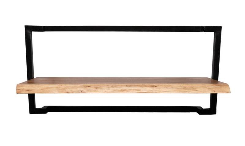 bv-vertrieb Wandregal Wandregal Regal Wandboard aus Akazie mit Metallgestell bv-vertrieb Wandregal Wandregal Regal Wandboard aus Akazie mit Metallgestell von bv-vertrieb