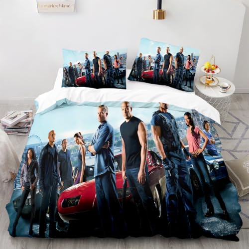 Winter Bettbezugs Sets 135x200 Rennsport Krimis Fast Furious Kinder Jungen Mädchen Baby, Weihnachten warm weich KinderBettbezugs Set, Anime Cartoon Bettwäsche Set 135x200 Mit 1 Kissenbezug 80x80 Winter Bettbezugs Sets 135x200 Rennsport Krimis Fast Furious Kinder Jungen Mädchen Baby, Weihnachten warm weich KinderBettbezugs Set, Anime Cartoon Bettwäsche Set 135x200 Mit 1 Kissenbezug 80x80 von bvtpon