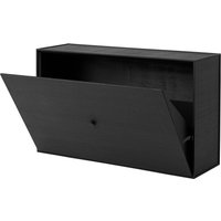 Audo - Frame Schuhschrank, Esche schwarz von Audo