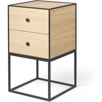 Audo - Frame Sideboard 35 (inkl. 2 Schubladen), Eiche von Audo.