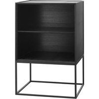 Audo - Frame Sideboard 49 (inkl. Regalboden), Esche schwarz gebeizt von Audo