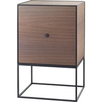 Audo - Frame Sideboard 49 (inkl. Tür & Regalboden), Eiche geräuchert von Audo