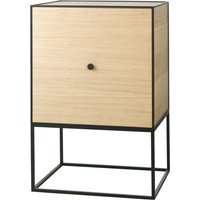 Audo - Frame Sideboard 49 (inkl. Tür & Regalboden), Eiche von Audo