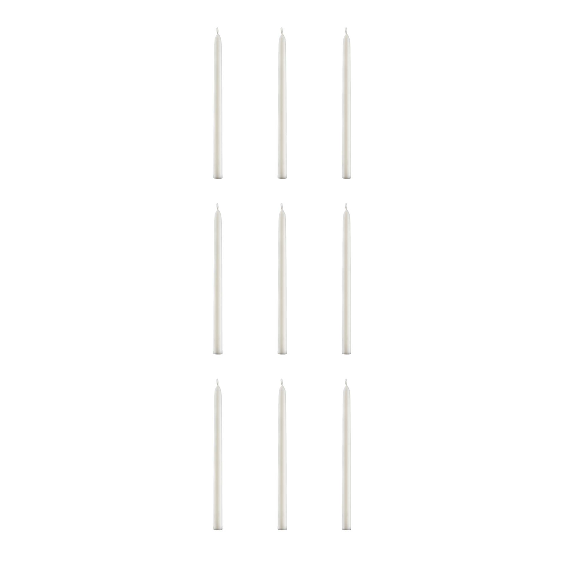 Audo - Kerze für Kubus Micro 9er Set - weiß/H x Ø 21.5x1.3cm von Audo