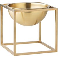 Audo - Kubus Bowl, mini, gold-plated von Audo