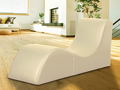by nito Sex Sofa Erotik Couch Gamer Sessel Tantra Stuhl Love Toy (Creme, Kunstleder) von by nito