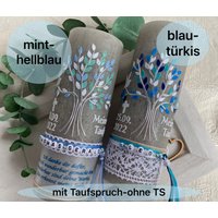 Taufkerze Henri Jungen Mädchen Rosa Hellblau Blau Weiß Mint Grün Meine Taufe Kreuz Schlicht Lebensbaum Taube Vintage Taufkerze Henri Jungen Mädchen Rosa Hellblau Blau Weiß Mint Grün Meine Taufe Kreuz Schlicht Lebensbaum Taube Vintage von byCreationClaudia
