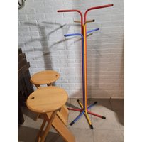 Vintage Ikea Garderobe Plagg in Primärfarben, Memphis-stil Der 80Er Jahre von byHenk