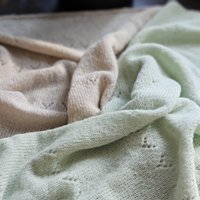 Babydecke Alpaca/Seide Gestrickt Wolldecke Personalisiert Mit Name Babydecke Alpaca/Seide Gestrickt Wolldecke Personalisiert Mit Name von byKKbaby