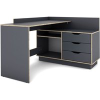 BELFAST Winkelschreibtisch BELFAST, B 129x H 83,5x T 105 cm BELFAST Winkelschreibtisch BELFAST, B 129x H 83,5x T 105 cm von byLIVING