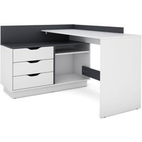 BELFAST Winkelschreibtisch BELFAST, B 129x H 83,5x T 105 cm BELFAST Winkelschreibtisch BELFAST, B 129x H 83,5x T 105 cm von byLIVING