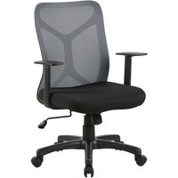 BONE Chefsessel, Kunststoff schwarz, Mesh von byLIVING