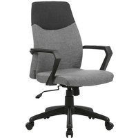 Chefsessel EDGY schwarz grau von byLIVING
