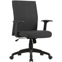 Chefsessel ROCKET schwarz schwarz Webstoff Kunststoff von byLIVING