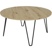 Couchtisch FLAIR Eiche Nachbildung schwarz pulverbeschichtet von byLIVING