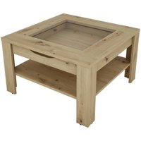 Couchtisch RALPH Eiche Artisan Nachbildung B/H/T: ca. 67x43x67 cm von byLIVING