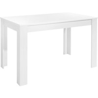 Esstisch Nepal / Moderner Küchentisch in Weiß / Großer Tisch / 120 x 80, h 75 cm - Byliving von byLIVING