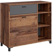 JACKSON Sideboard, Breite 98 cm, Old-Wood-Optik, anthrazit JACKSON Sideboard, Breite 98 cm, Old-Wood-Optik, anthrazit von byLIVING